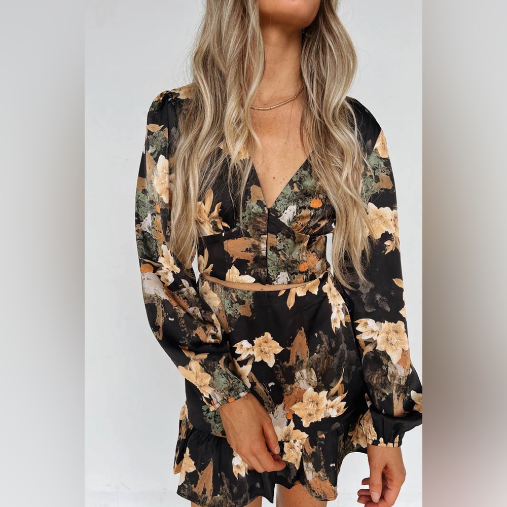 Vestique Night Changes Two Piece Skirt Set